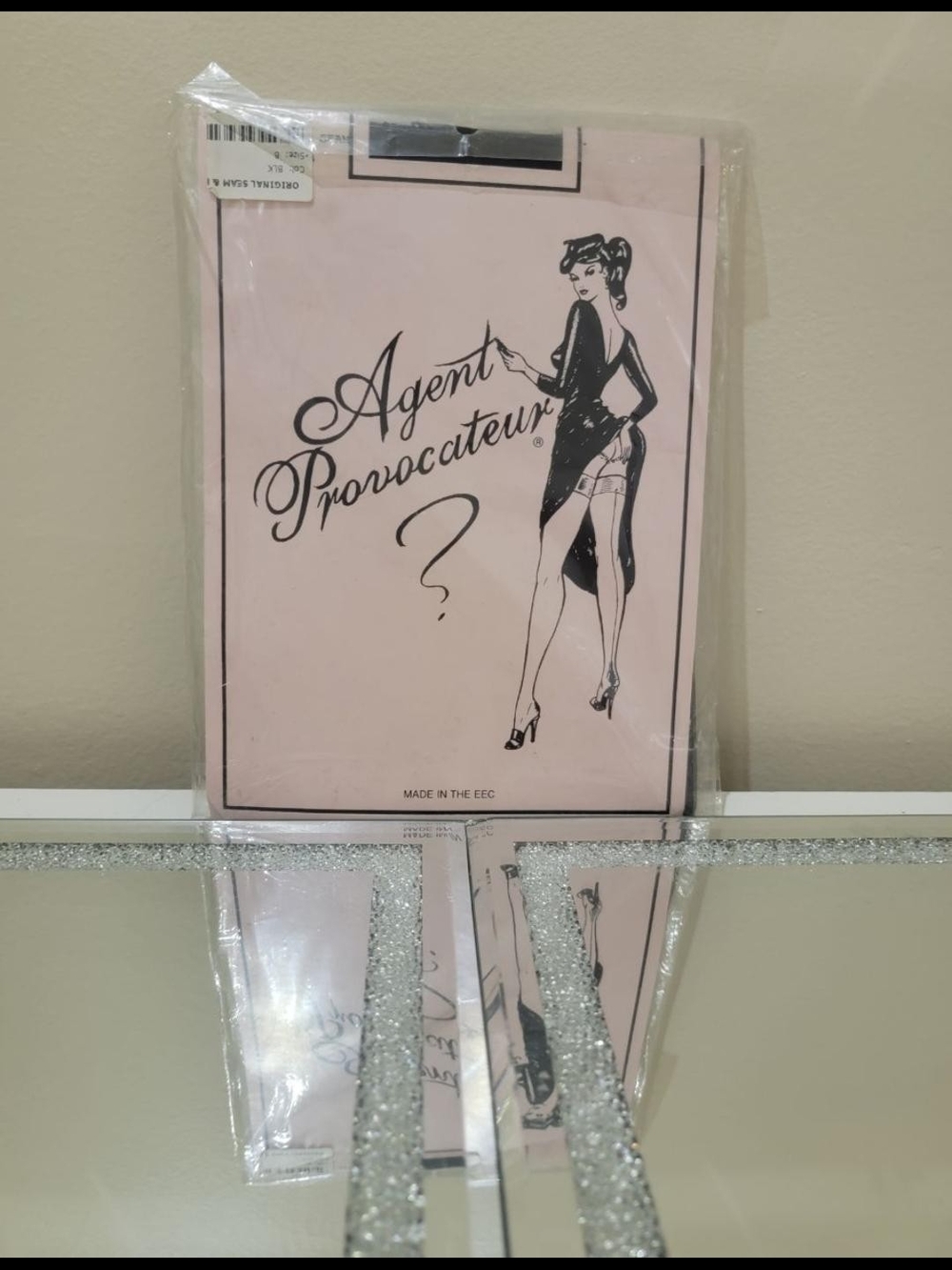 Agent Provocateur Black Vintage-Style Hosiery Pack Stock Size 40 - 42